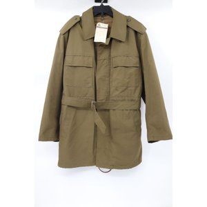 Vintage Otavan mens XL 1963 military jacket belted